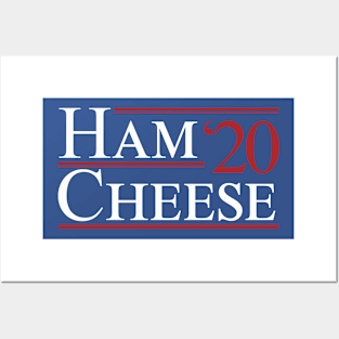 Ham and Cheese 2020 Political Campaign Parody Foodies Posters and Art